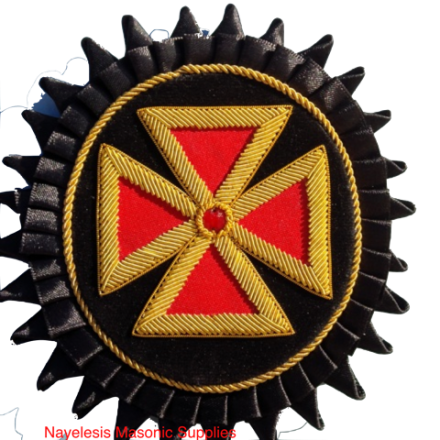 Grand Commandery Delux Rosette Golden Bullion