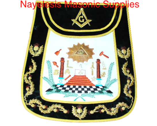 Grand Lodge Master Mason emblems masonic apron