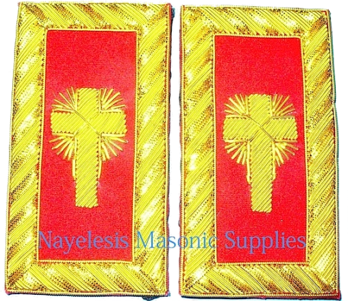 Past Commander 01 Golden Bullion Shoulder Boards